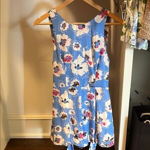 Beautiful blue floral patterned ROMPER